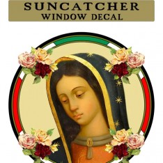 Guadalupana Window Sticker 4.5"